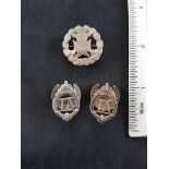 Silver Military Badges