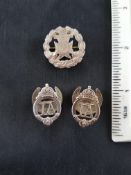 Silver Military Badges