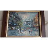 Original Signed Oil on Canvas French Painting by J.Neil 1960