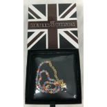 Butler & Wilson Multi Coloured Crystal Design Necklace/ Choker