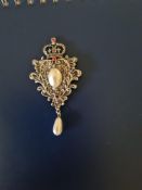 JJ Jonette Brooch Of A Crown