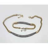 Rhinestone Necklace & Bracelet