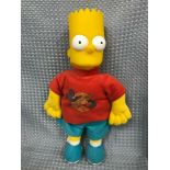 Vintage Talking Bart Simpson Soft Toy