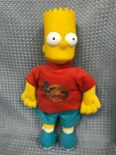 Vintage Talking Bart Simpson Soft Toy