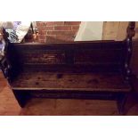 Victorian Pitch Pine Small Church Pew