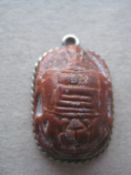 Vintage Scarab Beetle Pendant