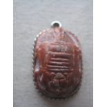 Vintage Scarab Beetle Pendant