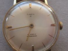 Vintage Gents Timex 21 Jewels Wrist Watch