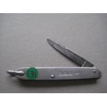 Edwardian Silver Hafted Penknife