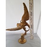 Large Brass Flying Eagle Statue