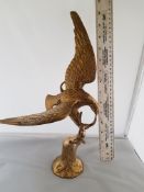 Large Brass Flying Eagle Statue