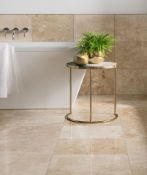 NEW 8.52m2 Hama Beige Wall and Floor Tiles. 450x450mm per tile, 10mm thick. Initially ceramic...