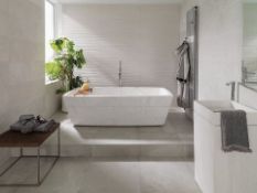 9.35 Square Meters of Porcelanosa Dover Modern Line Arena Wall Tiles. 31.6X90cm per tile. 0.85m...