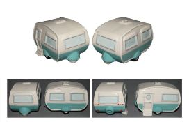 35 x caravan new edition salt and pepper set (ppxy660) (zzppcnsp)