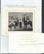 ROYALTY CHRISTMAS CARD DUKE & DUCHESS OF NORFOLK EARL MARSHALL ARUNDEL PARK 1961 Fine Christmas ca