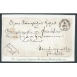 Germany - Franco Prussian War 1870 Stampless front with Prussian 3rd Army Field Post c.d.s. address