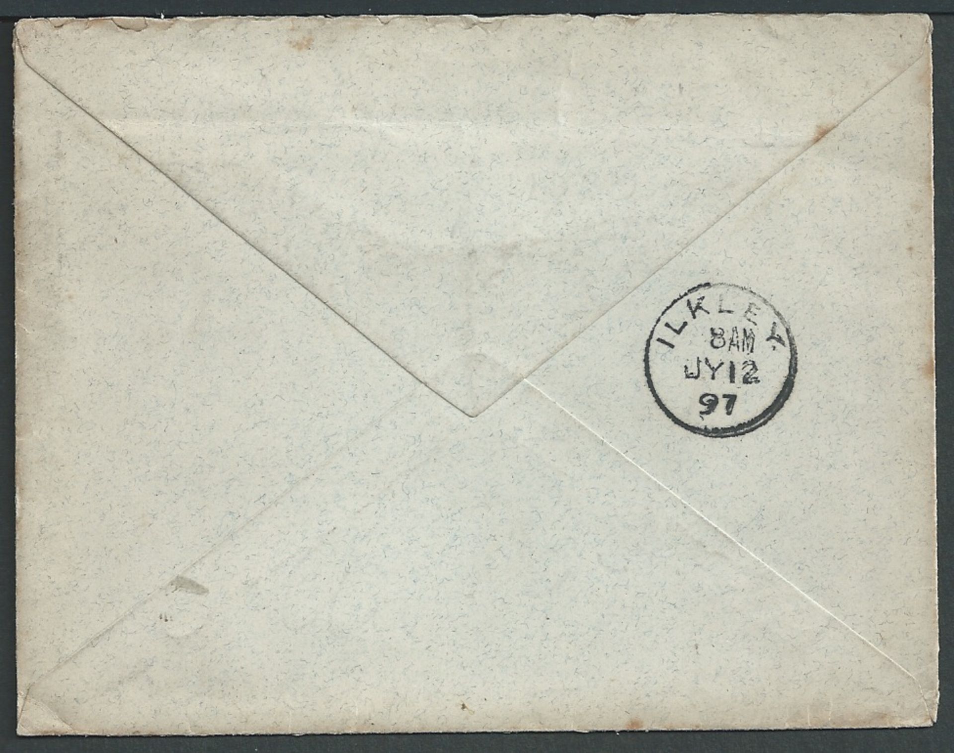 Cape of Good Hope 1897 Cover from Cape Town to England franked at the soldier's 1d concession rate - Image 2 of 2