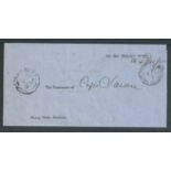 Griqualand West 1877 O.H.M.S. Money Order Business Wrapper to Cape Town, cancelled at Kimberley by