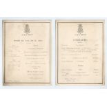 ROYALTY HMS OPHIR 1901 PROGRAMME MENU TASMANIA ROYAL VISIT DUKE OF CORNWALL Fine Dinner Menu and Mus