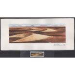 SOUTH WEST AFRICA /NAMIBIA 1989. Namib sand dunes set: final full colour artwork for the 18c Barchan