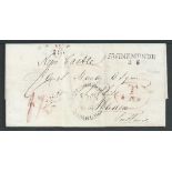 G.B. - Ship Letters - Newcastle 1846 Entire letter from Swinemunde to Aberdeen endorsed via Newcast