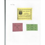 ROYALTY RARE ETON MONTEM TICKETS 1829 1835 1841 KING WILLIAM IV AND QUEEN VICTORIA Fine and rare Et