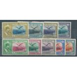 Persia 1935 Airs 1ch ro 3To, S.G. 770/786, distributed through the U.P.U. as Specimen stamps