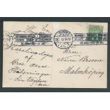 Olympic Games / Sweden 1912 Picture Post Card franked 5 ore cancelled by Stockholm Olympic Games sl