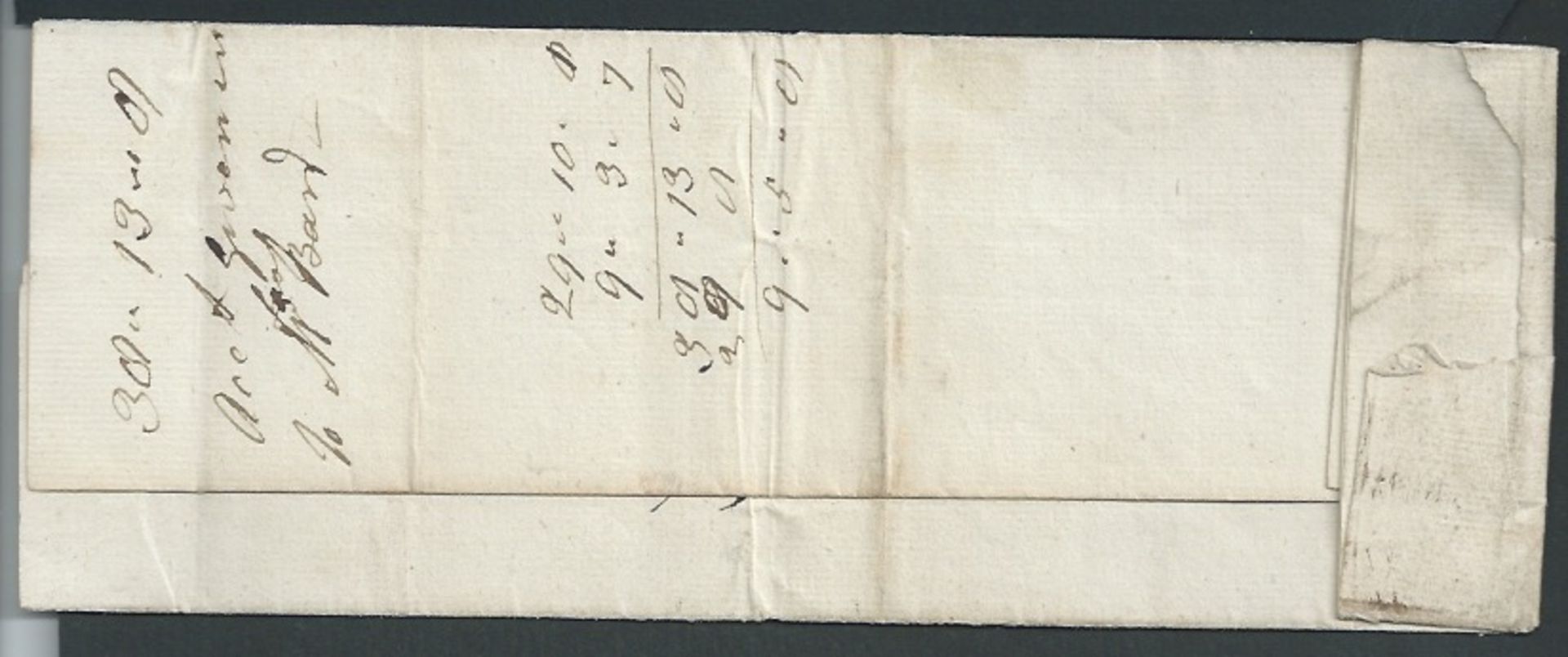 G.B. - Ireland / Ship Letters - Cove 1788 Entire letter from Cove of Cork to Scotland with "COVE / - Image 2 of 4