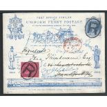 G.B. - Jubilee of Penny Postage 1890 Penny Postage Jubilee 1d postal stationery cover