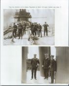 ROYALTY ANTIQUE PHOTOS TAKEN ON BOARD THE ROYAL YACHT VICTORIA & ALBERT III WG STAINER 5 Two fine a