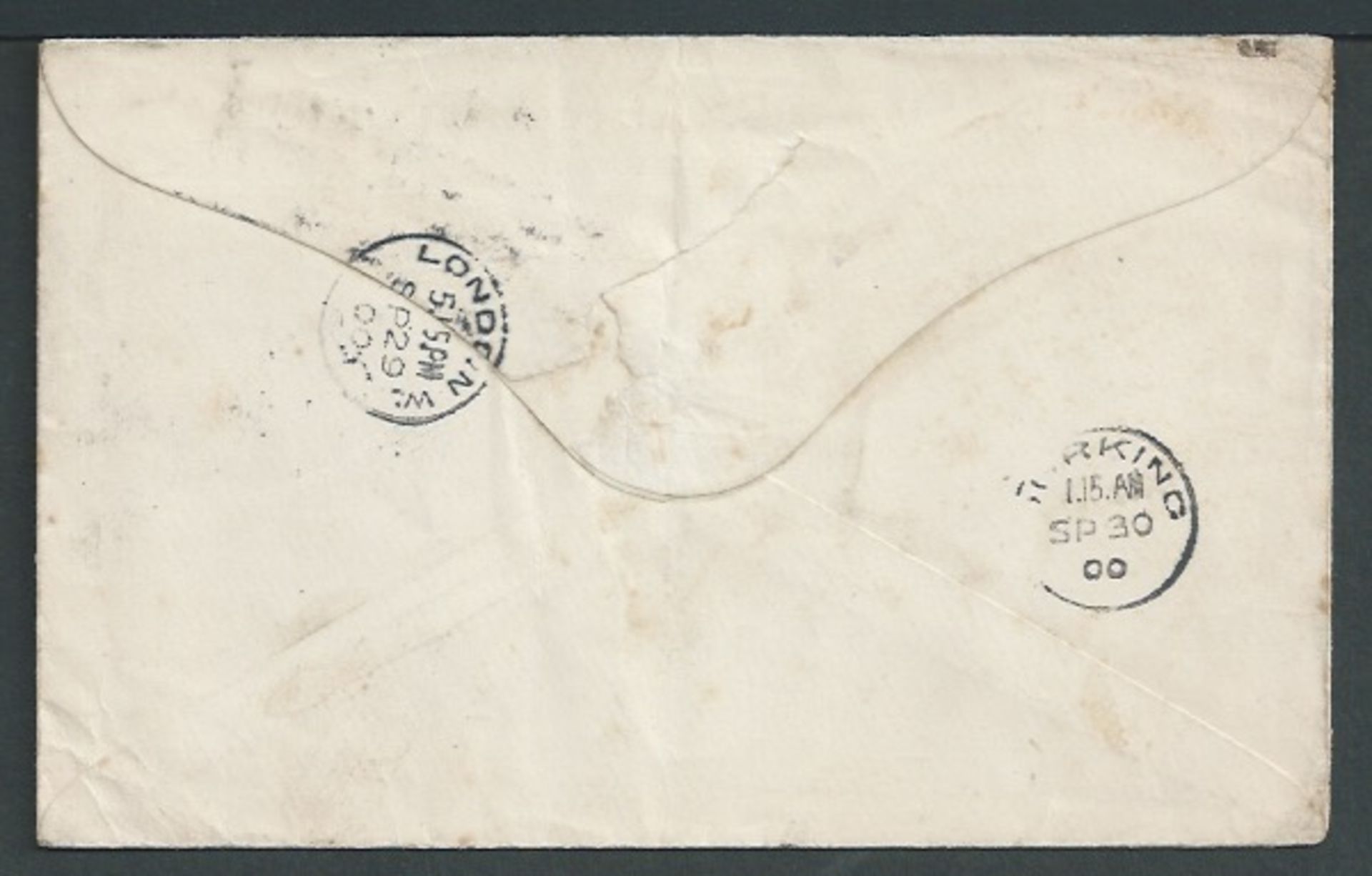 Boer War 1900 Stampless OAS cover from Army P.O. to UK advertising the Transvaal Sanitorium. Warm b - Image 2 of 2