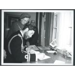 ROYALTY FINE ORIGINAL PRESS PHOTO QUEEN PRINCE CHARLES OF WALES 1976 WITH BEARD Fine original bla