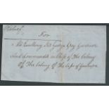 Cape of Good Hope 1861 Wrapper addressed to Sir George Grey, Governor of the Cape (1854-61), not pos