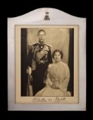 Royalty The Duke And Duchess Of York (Later Hm King George Vi And Queen Elizabeth) - Rare Silver