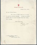 Royalty Rare Handwritten Note Prince Of Wales King Edward Viii Duke Of Windsor 1927 Fine Handwritte