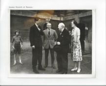 Original Black & White Photo Of Winston Churchill & Family At Blenheim Palace