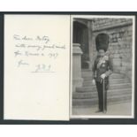 Royalty, King George V Signed Photo Christmas Card Princess Patricia Of Connaught 1927