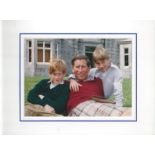 Fine Christmas Card Prince Charles With Prince William & Prince Harry 1993 Fine And Rare Christmas