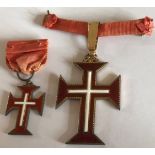 Portugal Military Order Of Christ Grand Cross Badges C1950