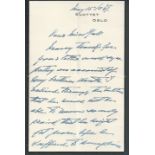 Royalty Important King Haakon Vii Of Norway Letter 1947 Wwii Slottet Mourning Letter From King Ha