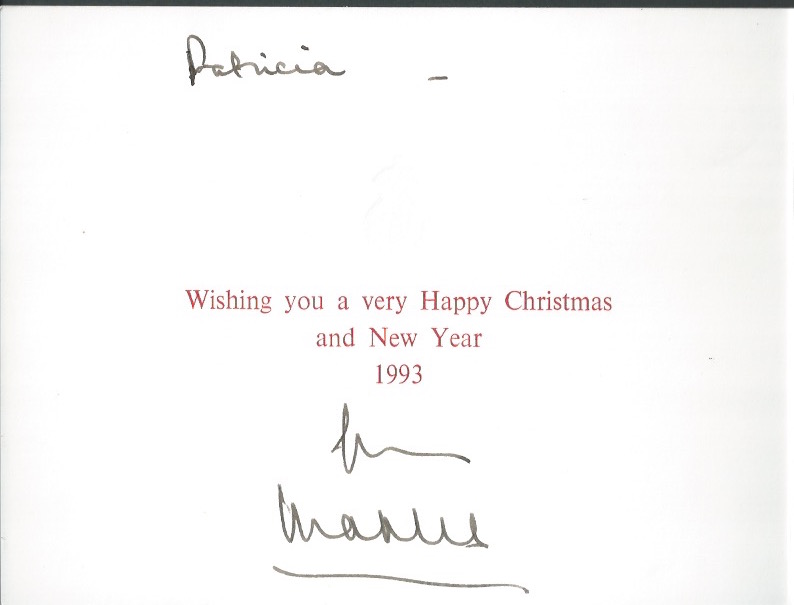 Fine Christmas Card Prince Charles With Prince William & Prince Harry 1993 Fine And Rare Christmas - Image 3 of 3