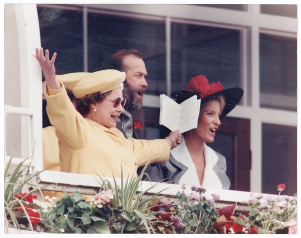 The Queen Derby Day At Epsom June 1988
