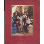 Royalty Royalty Jordan King Hussein Queen Muna 1971 New Year Card New Year Card 1971 Signed By King