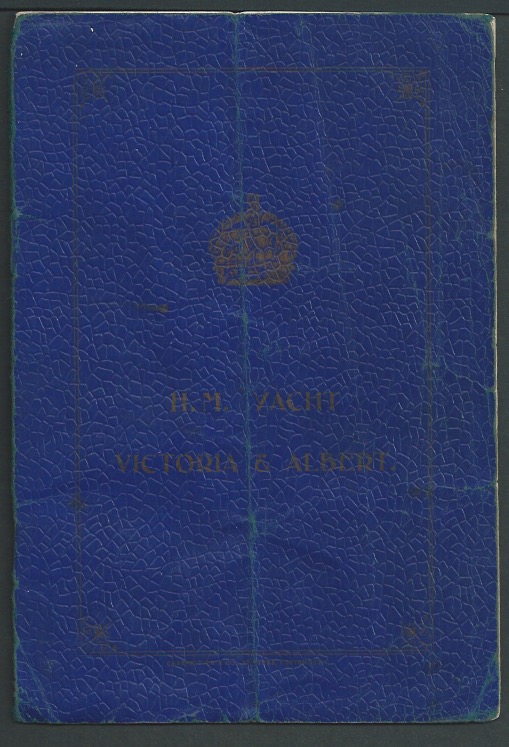 Royalty, Rare Crew Regulations Booklet For Hm Yacht Victoria & Albert