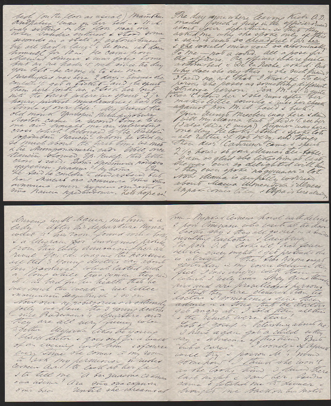 Royalty Grand Duchess Olga Correspondence To Her Sister Grand Duchess Xenia 1916-1920 - Image 26 of 47