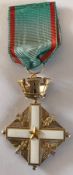 Italy Order Merit Knight's Cross Military Medal 1951 Award Decoration