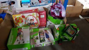 6 Items Ð To Include Redkite Play Gym, Asda Supermarket Trolly , Asda Market Stall & Asda Toy...