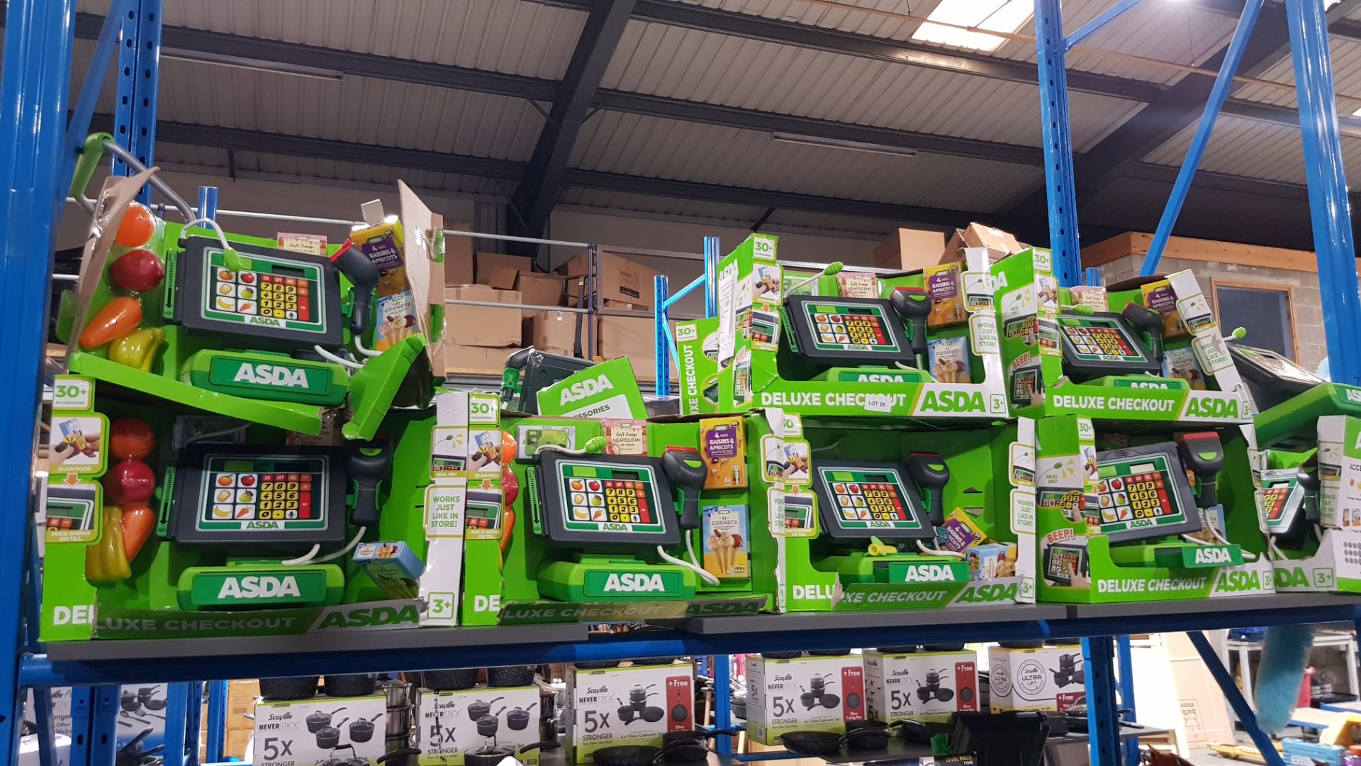 8 X Asda Deluxe Checkout Toy Tills