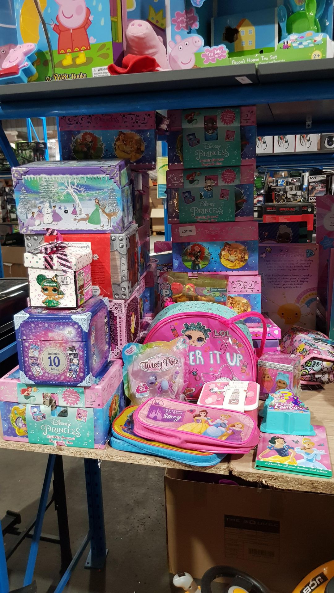 A Quantity Of Mixed Craft / Book Items to Include Disney Princess Activity Boxes & Lol Suprise...